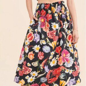 Allina Liu Kashi Midi Skirt